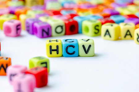 HCV text on multicolored cubes representing High Conservation Value. Conservation conceptの写真素材