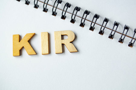 Key Incident Report representing as KIR. Incident reporting concept.の写真素材