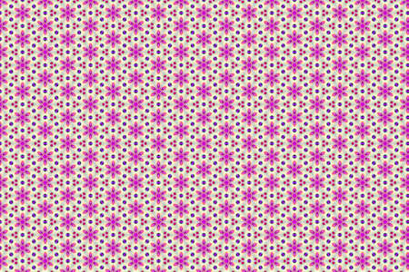 Colorfull abstract pattern that looks like flowers, created from a macro photography of fluids bubbles.の写真素材