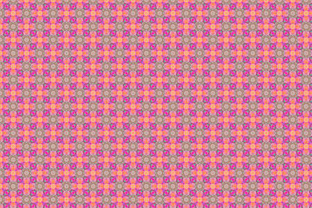 Colorfull abstract pattern that looks like flowers, created from a macro photography of fluids...