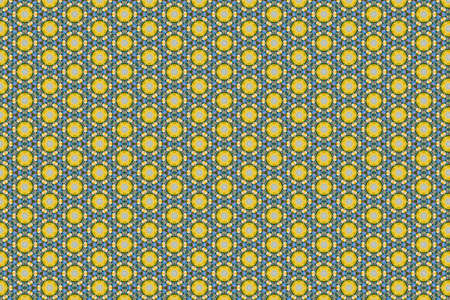 Colorfull abstract pattern that looks like flowers, created from a macro photography of fluids bubbles.の写真素材