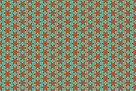 Colorfull abstract pattern that looks like flowers, created from a macro photography of fluids bubbles.の写真素材