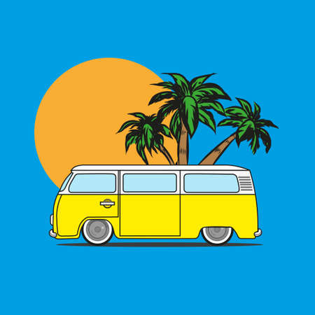 summer holidayのイラスト素材