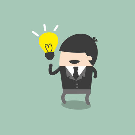 illustration vector graphic of find ideas doodle character, good for flyer or poster designのイラスト素材
