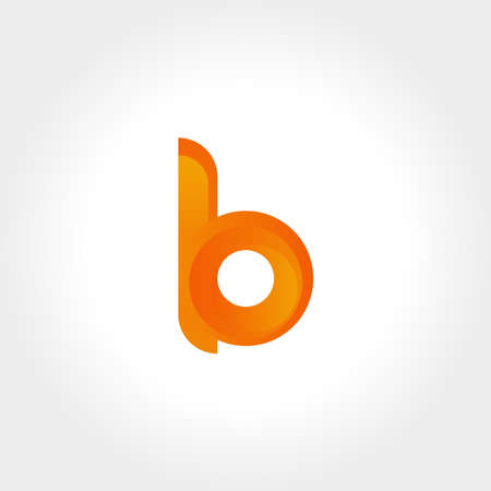 initial logo B or letter B logo, very suitable for a finance business logo or other business, can also be used as a game or technology community logoのイラスト素材