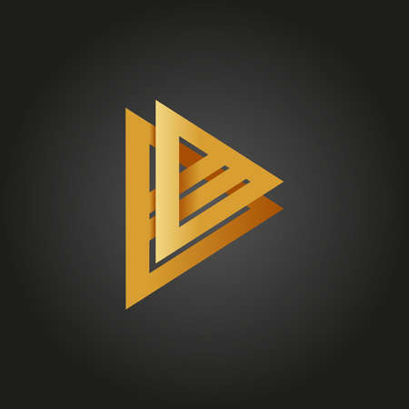 initial logo D or DD or letter D or DD logo, very suitable for a finance business logo or other business, can also be used as a game or technology community logoのイラスト素材