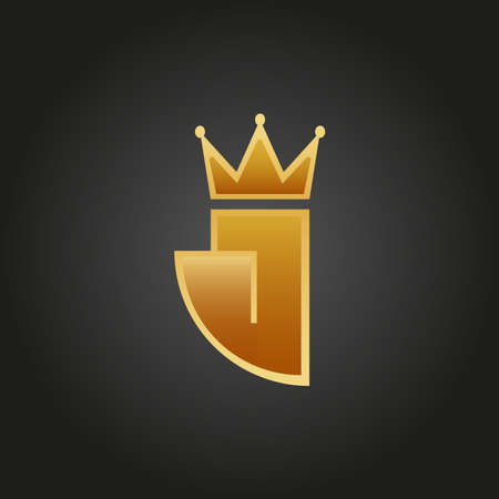 initial logo J or letter J logo, very suitable for a finance business logo or other business, can also be used as a game or technology community logoのイラスト素材