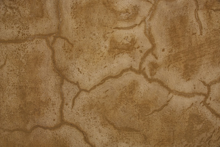 Texture of the yellow plaster on the wallの写真素材