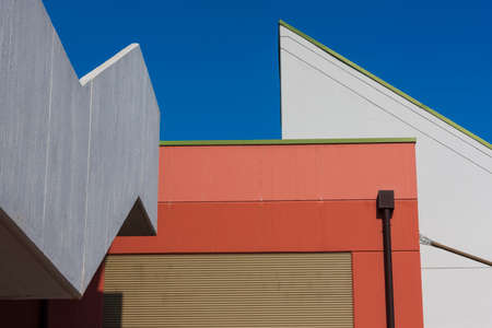 Urban Landscape / Shapes and colors of a building in the city
