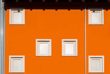 Urban Landscape / Details of a colorful houseの写真素材
