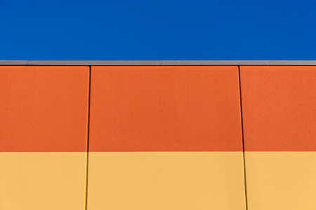 Shapes and colors in the urban landscapeの写真素材