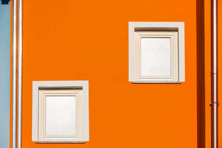 Urban Landscape / Details of a colorful houseの写真素材
