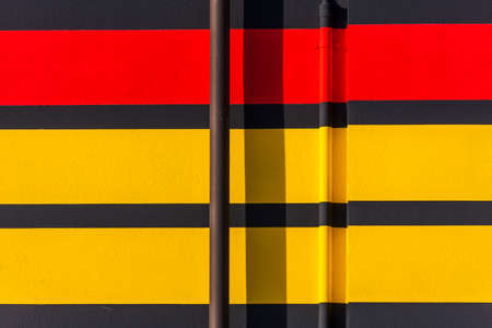 Shapes and colors in the urban landscapeの写真素材