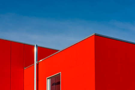 Shapes and colors in the urban landscapeの写真素材