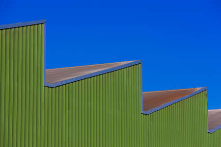 Shapes and colors in the urban landscape