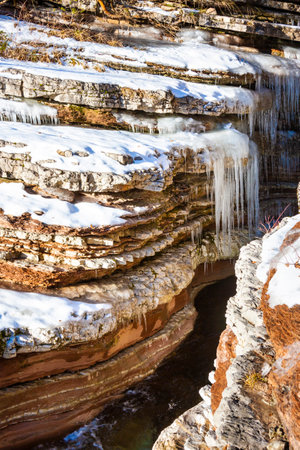 The Canyon of Brent de L'art in the Veneto regionの写真素材