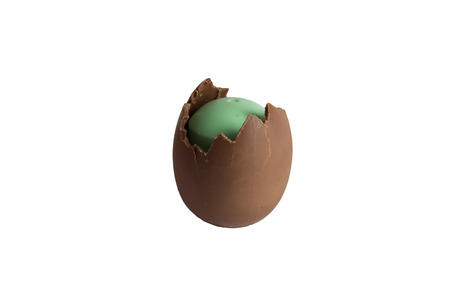 A easter egg with surpriseの写真素材