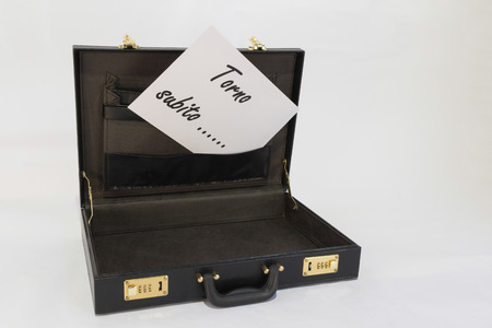 the briefcase 24 hours with the number combinationの写真素材