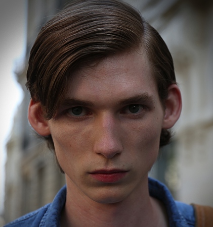 PARIS- 21 June 2017 Model on the street during the Paris Fashion Weekのeditorial素材