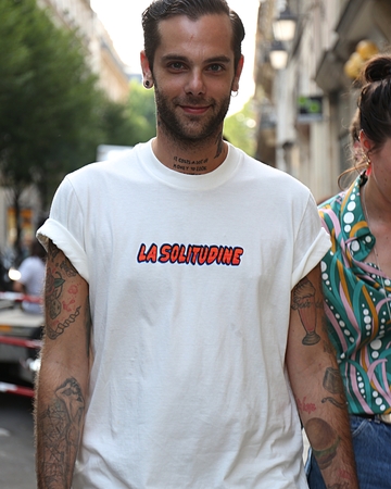 PARIS- 22 June 2017 Simone Monguzzi on the street during the Paris Fashion Weekのeditorial素材