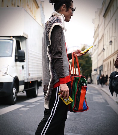 PARIS- 26 September 2017 Man on the street during the Paris Fashion Week