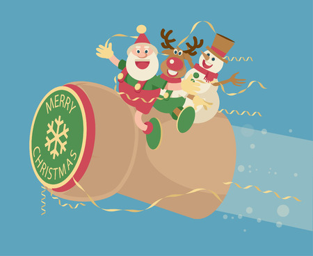 Christmas Partyのイラスト素材