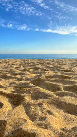 Mirasol beach in chilean south pacific oceanの写真素材