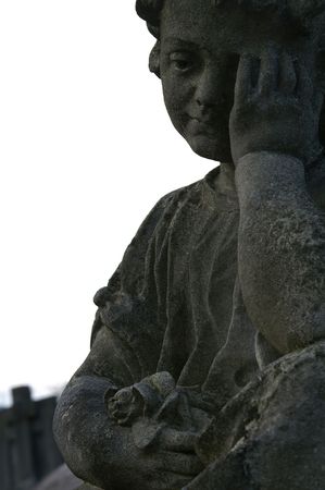 sculpture of childの写真素材