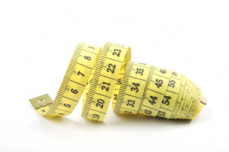 measuring tape isolated on white background