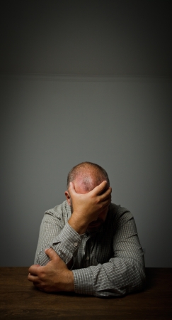 Headache  Expressions, feelings and moods  Man suffering from headacheの写真素材