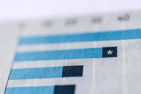 Graphs and Charts. Flowcharts. Statistic. Macro. Blue color.の写真素材