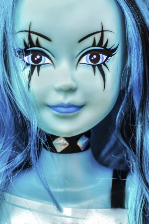 Blue Gothic Dollのeditorial素材