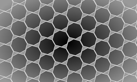 Hexagon background. Honeycomb pattern. 3d illustration.のイラスト素材