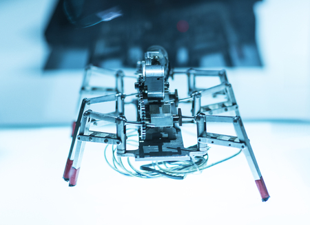 Old planetary probe, look like a spiderの写真素材