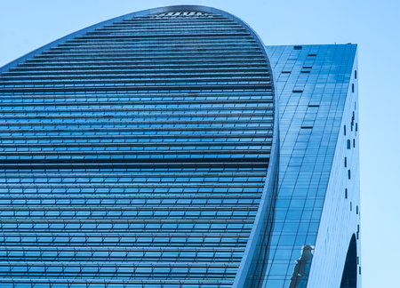detail glass building background
