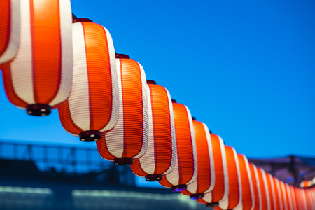 Traditional Japanese lanternの写真素材