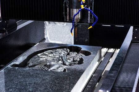 Molding made with 3D printing inserted into an injection molding machine to realize small series of...