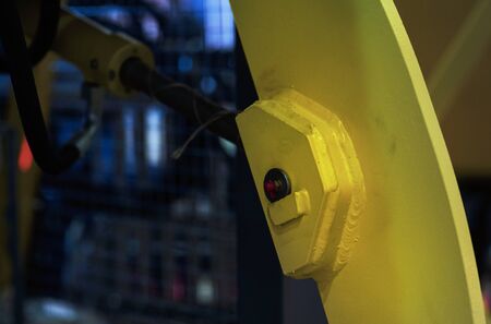 emergency stop button install at new machine