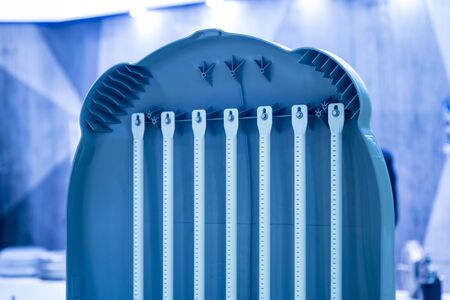 Water purification filter with activated charcoal and other filter substrates.の写真素材