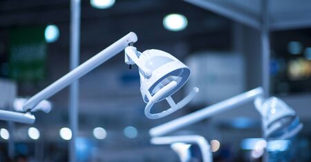 dental lamp blue tinted, modern dental conceptの写真素材