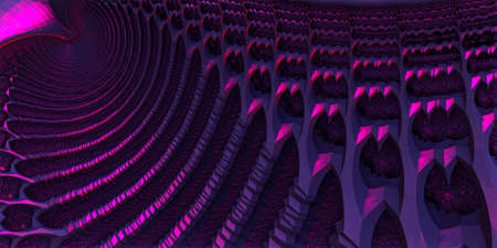 Fractal spiral world. Gometric abstract fractal design elements for covers, textile patterns, and backdropsの写真素材