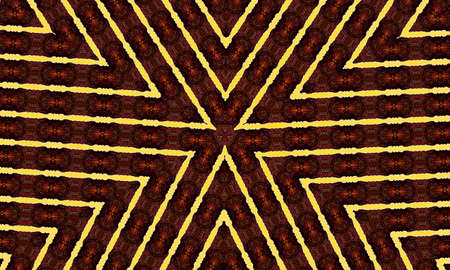 brown star with rough texture, abstract drawing of brown lines, abstract background. Vertical image.