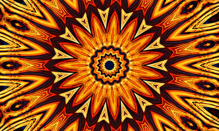 Star kaleidoscope background. Beautiful multicolor kaleidoscope texture. Unique kaleidoscope design,...