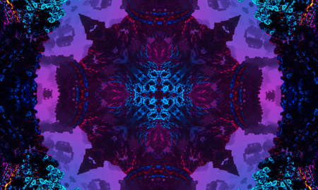 Abstract kaleidoscope background. Beautiful kaleidoscope seamless pattern. Colorful mosaic texture....