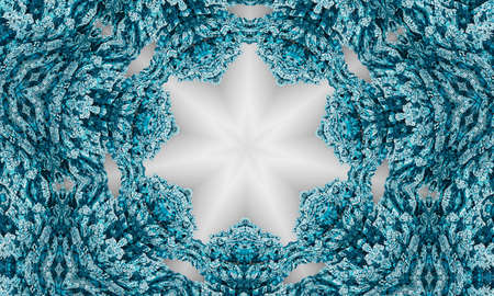 Lace beige seamless pattern with geometry material on pastel gray background.の写真素材