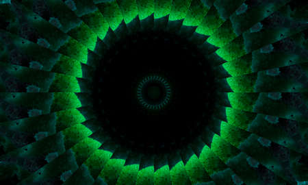 Green neon Spiral. Green Batik Shirt. Tie Die Swirl Background. Hippie Psychedelic Kaleidoscope. Color Heart Dress. Art Multi Texture. Abstract Circular Watercolor Effect. Blue Tie Dye Spiral.の写真素材