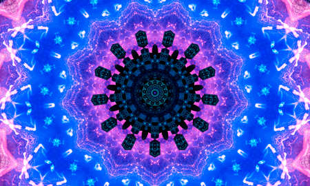 Geometric design, Mosaic of a polygon kaleidoscope, abstract Mosaic Background, colorful Futuristic...