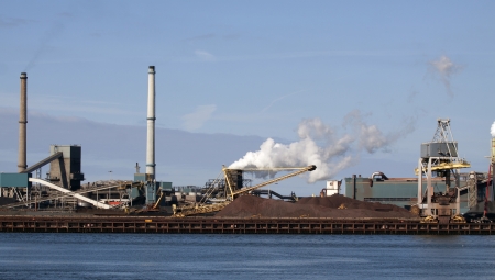 View on industryの写真素材