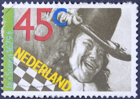 NETHERLANDS - CIRCA 1988  a stamp printed in the Netherlands shows Coronation of William III and のeditorial素材