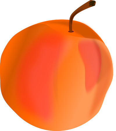 Peach with shades of pink and orangeのイラスト素材